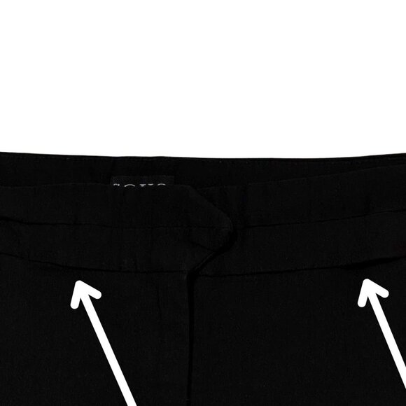 2 for $15 SOHO Apparel LTD Black Pants With Zipper Pockets Size 14 - Picture 12 of 16